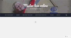 Desktop Screenshot of misterbox.be